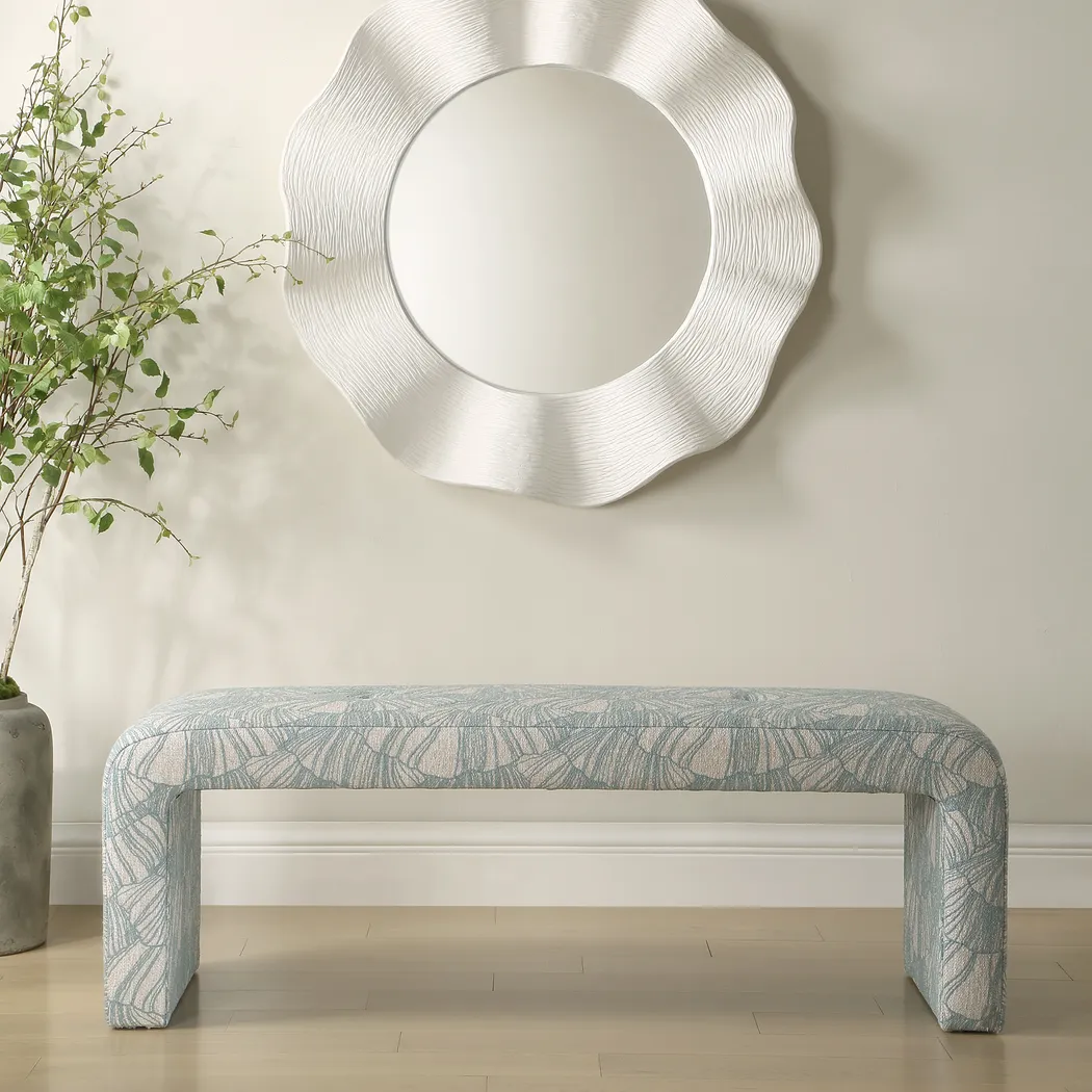 Kamer Blue Accent Bench - Thumbnail - Image 2