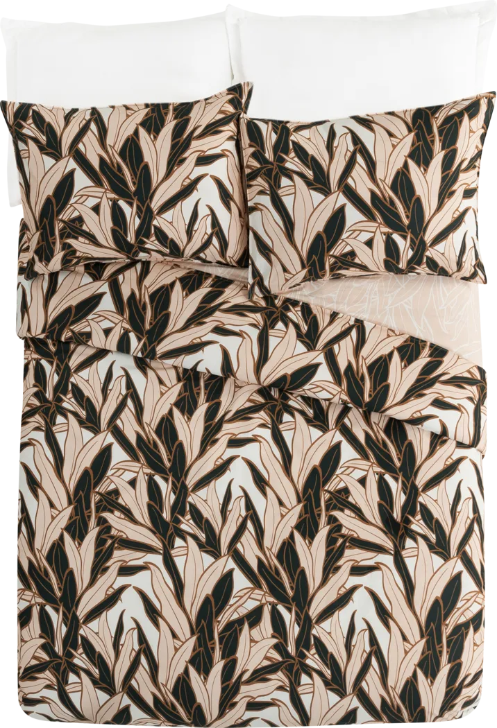 Kamerling Black 3 Pc Queen Duvet Set - Thumbnail - Image 1