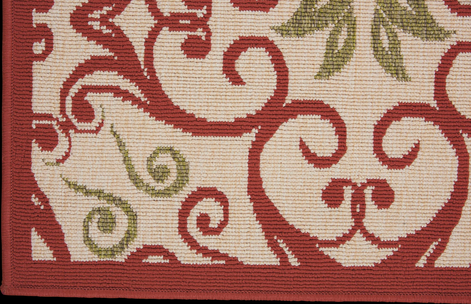 Kamia Rust 8' x 11' Indoor/Outdoor Rug - Thumbnail - Image 3
