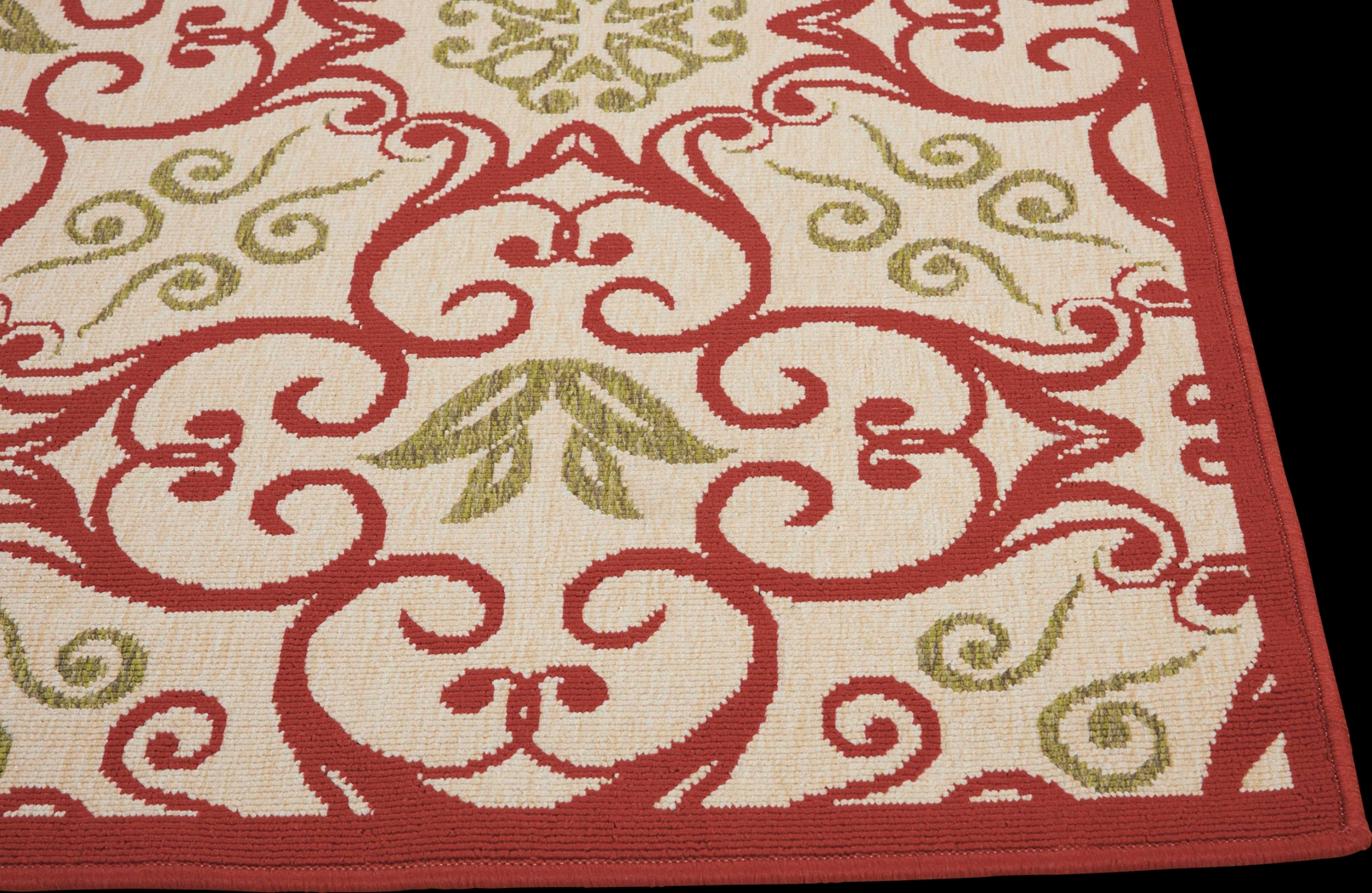 Kamia Rust 8' x 11' Indoor/Outdoor Rug - Thumbnail - Image 4