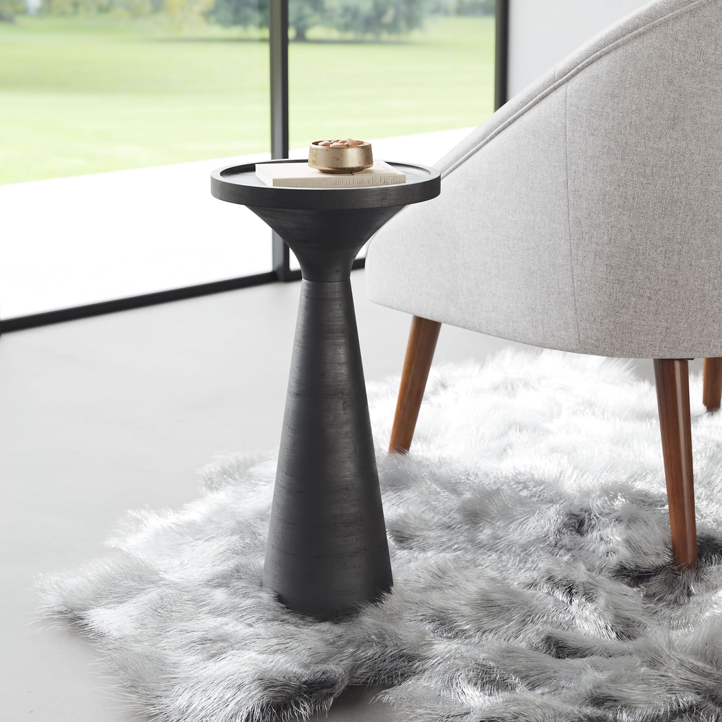 Kamishak Black End Table - Thumbnail - Image 2