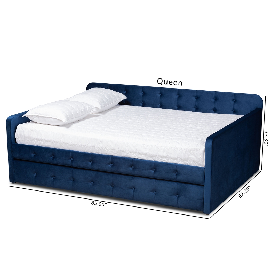 Kamrath Blue Queen Daybed with Trundle - Thumbnail - Image 11