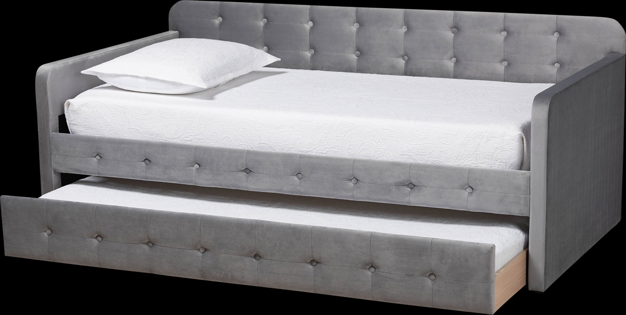 Kamrath Gray Twin Daybed with Trundle - Thumbnail - Image 2