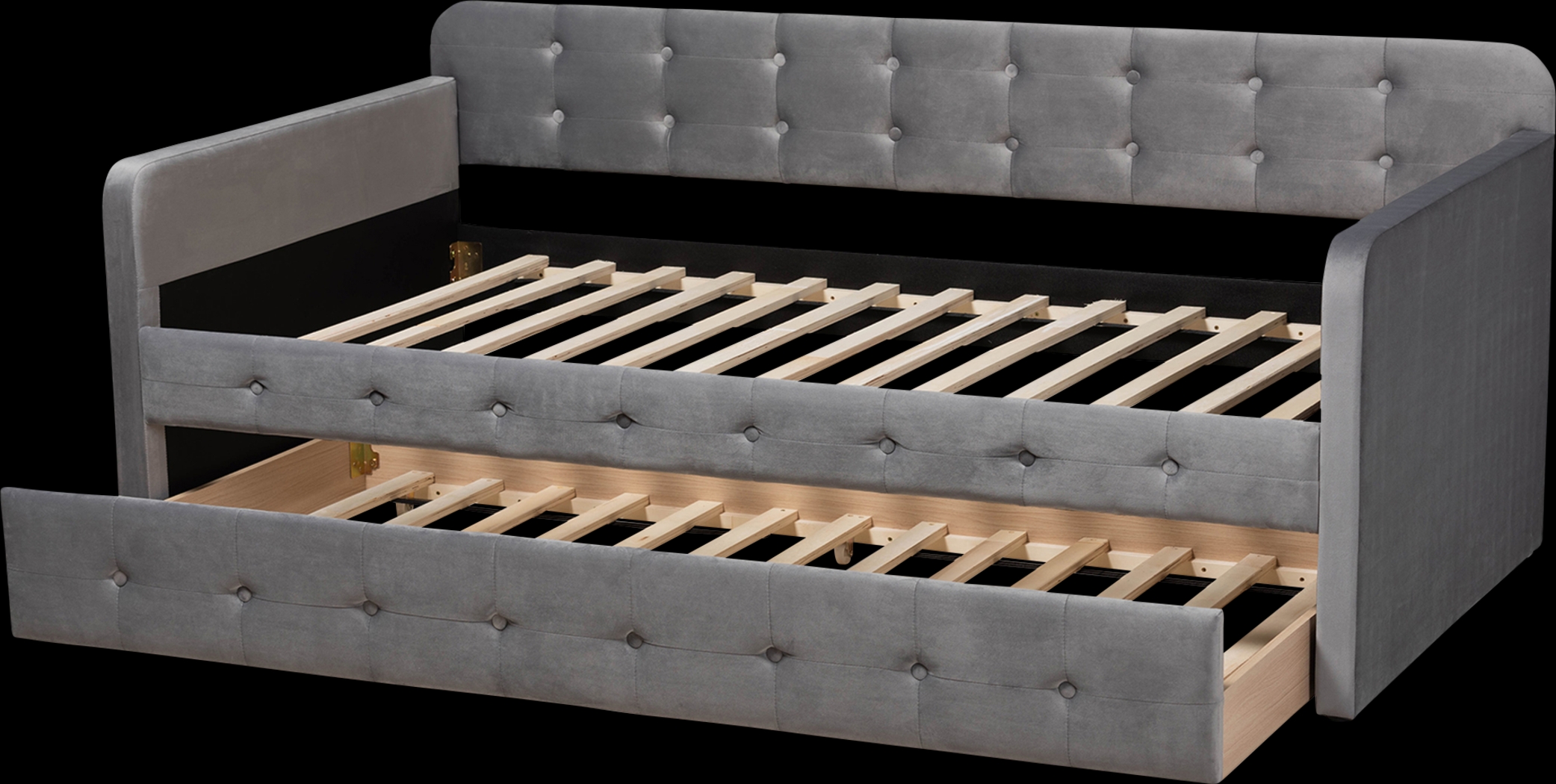 Kamrath Gray Twin Daybed with Trundle - Thumbnail - Image 5