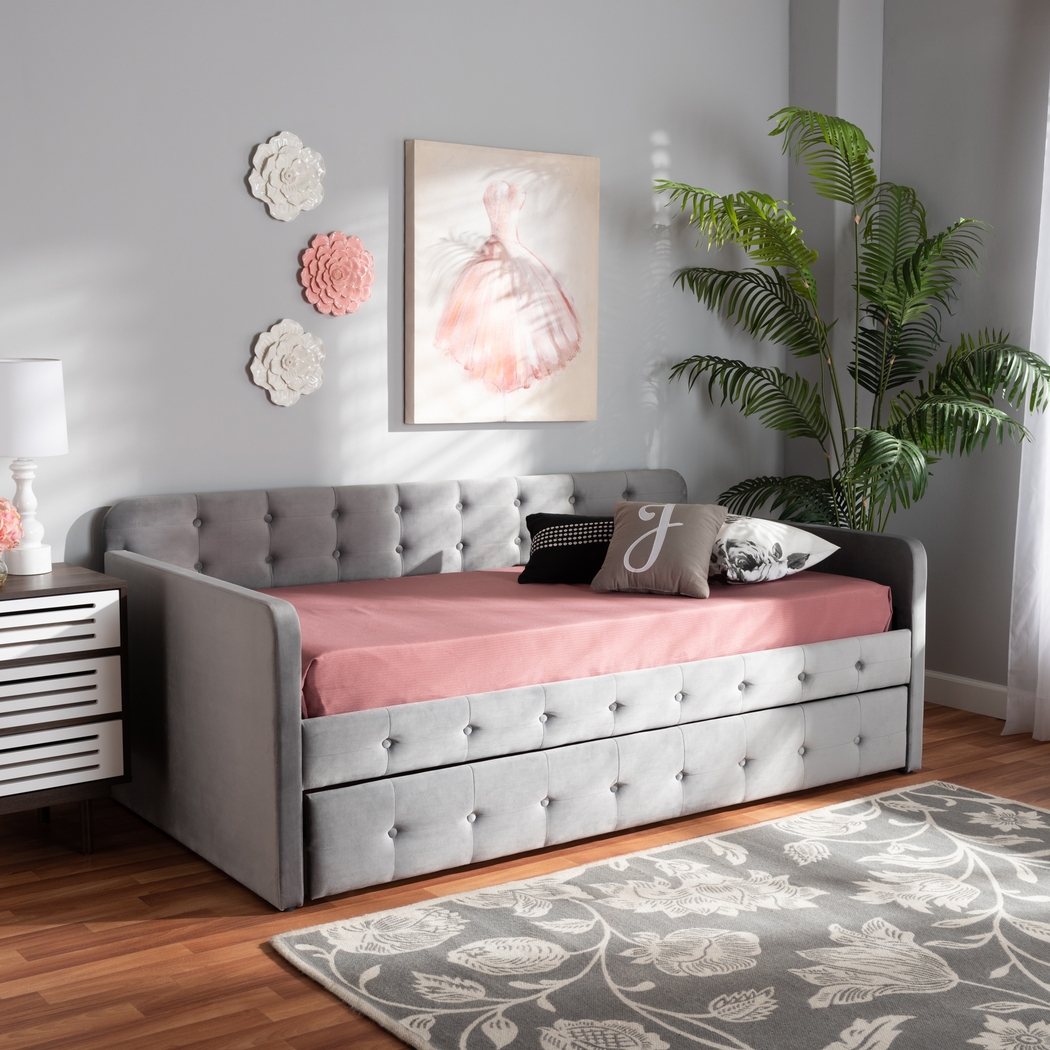 Kamrath Gray Twin Daybed with Trundle - Thumbnail - Image 7
