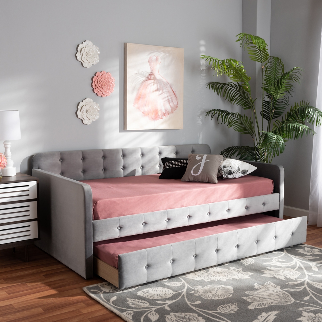 Kamrath Gray Twin Daybed with Trundle - Thumbnail - Image 8