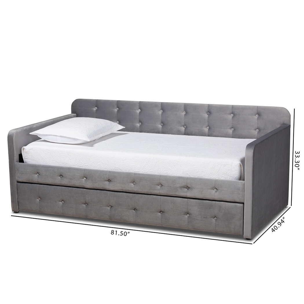 Kamrath Gray Twin Daybed with Trundle - Thumbnail - Image 10