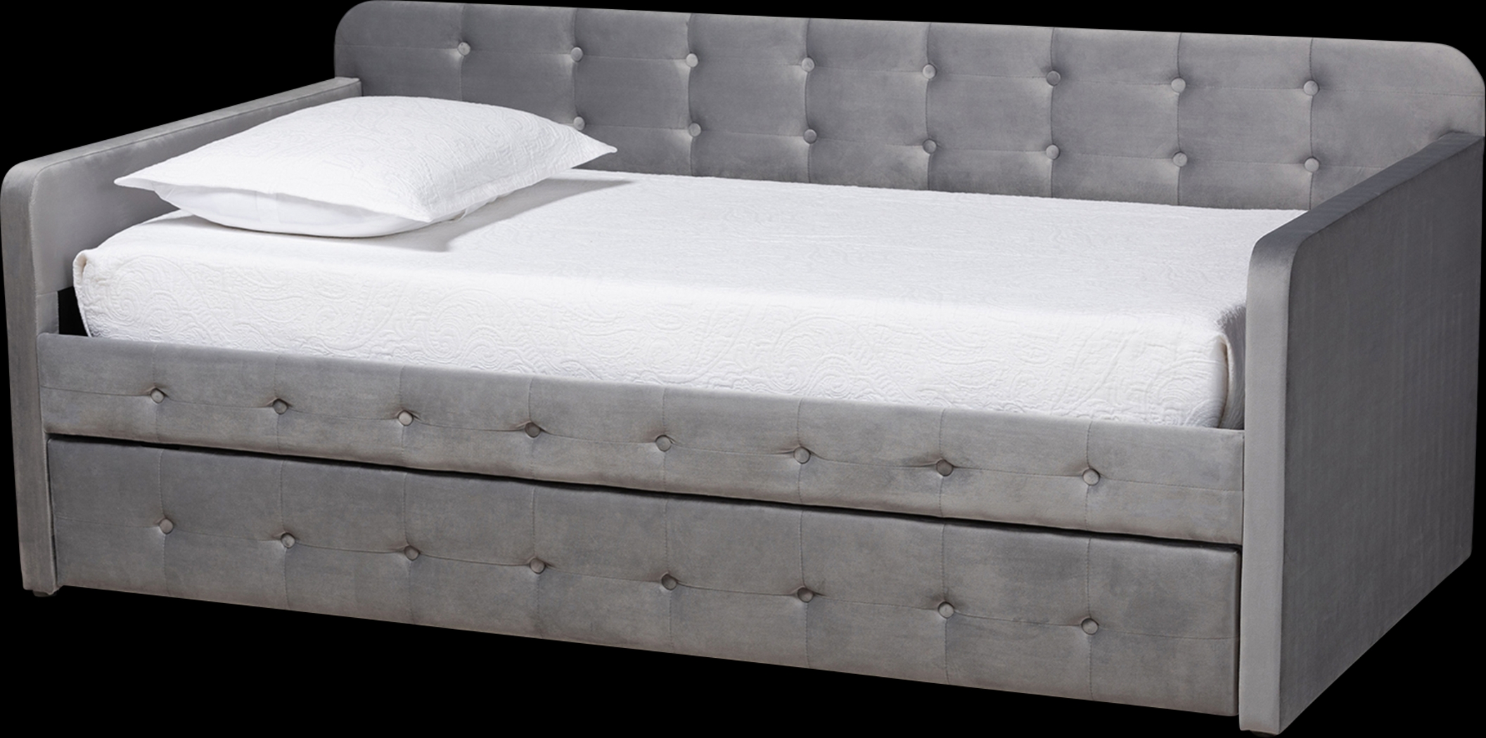 Kamrath Gray Twin Daybed with Trundle - Thumbnail - Image 1