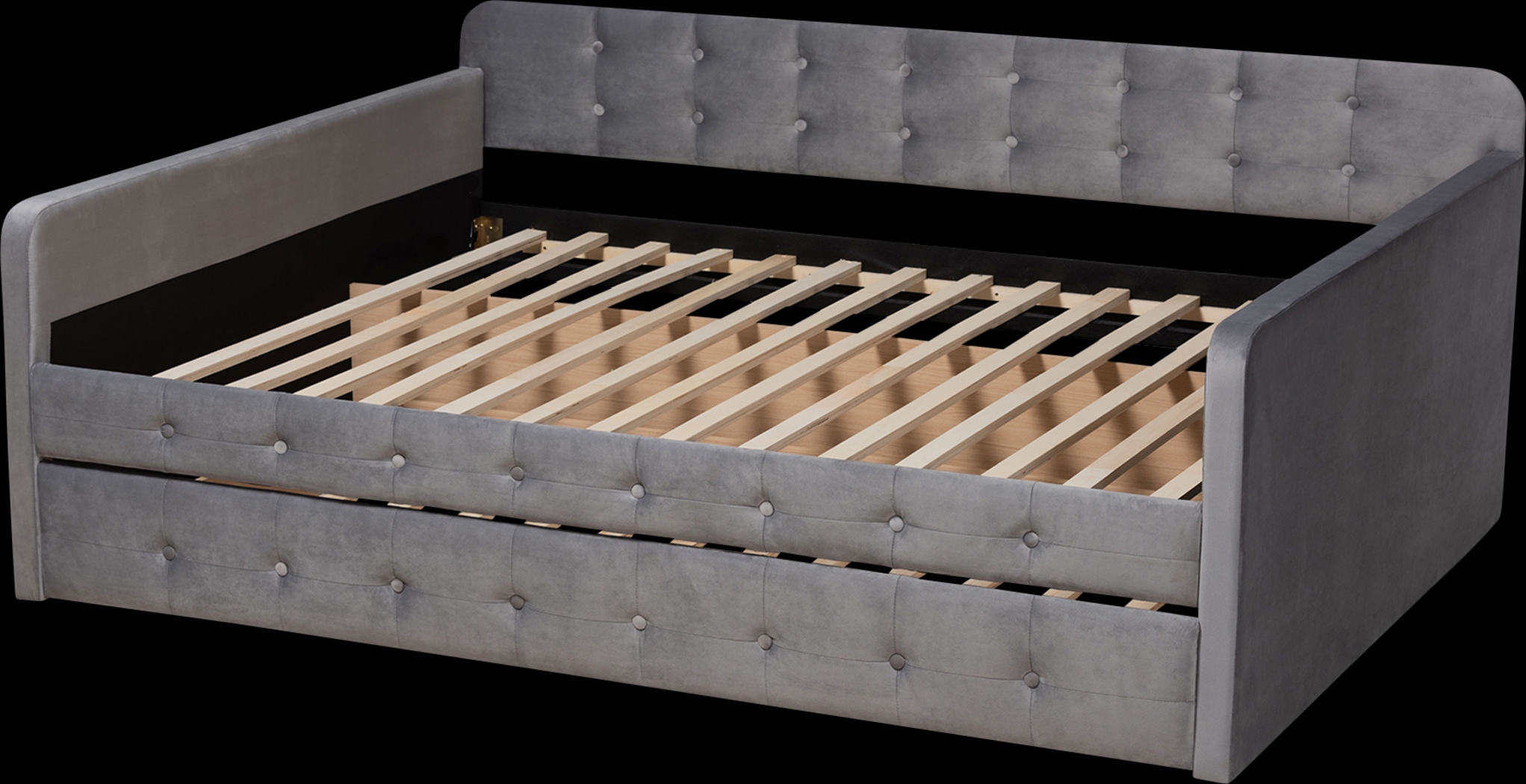 Kamrath Gray Queen Daybed with Trundle - Thumbnail - Image 4