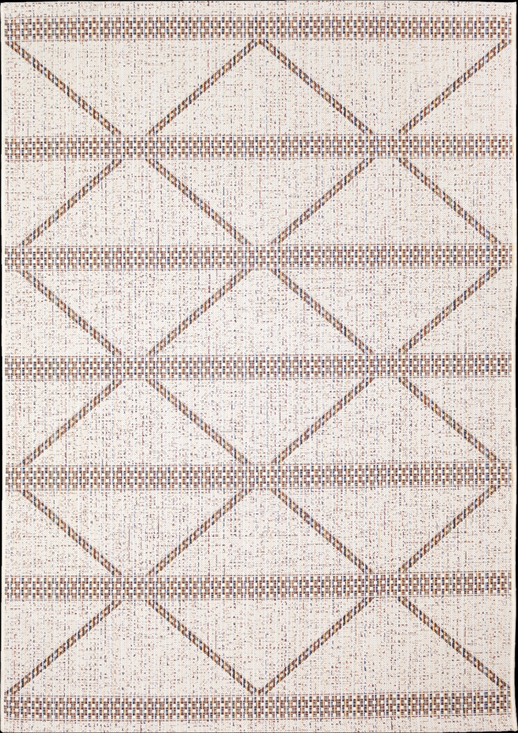 Kamryn Natural 6'6 x 9'4 Indoor/Outdoor Rug - Thumbnail - Image 1