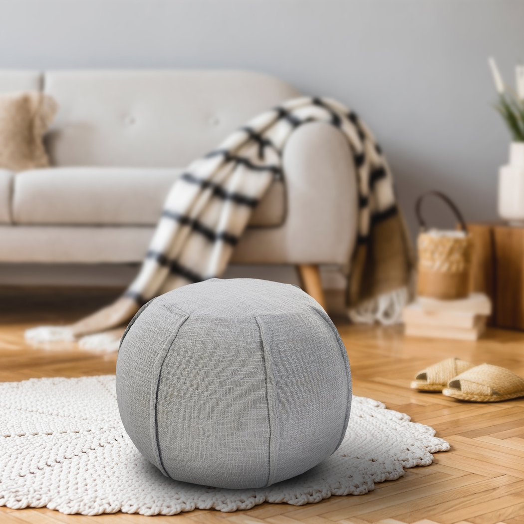 Kamusi Gray Pouf - Thumbnail - Image 3