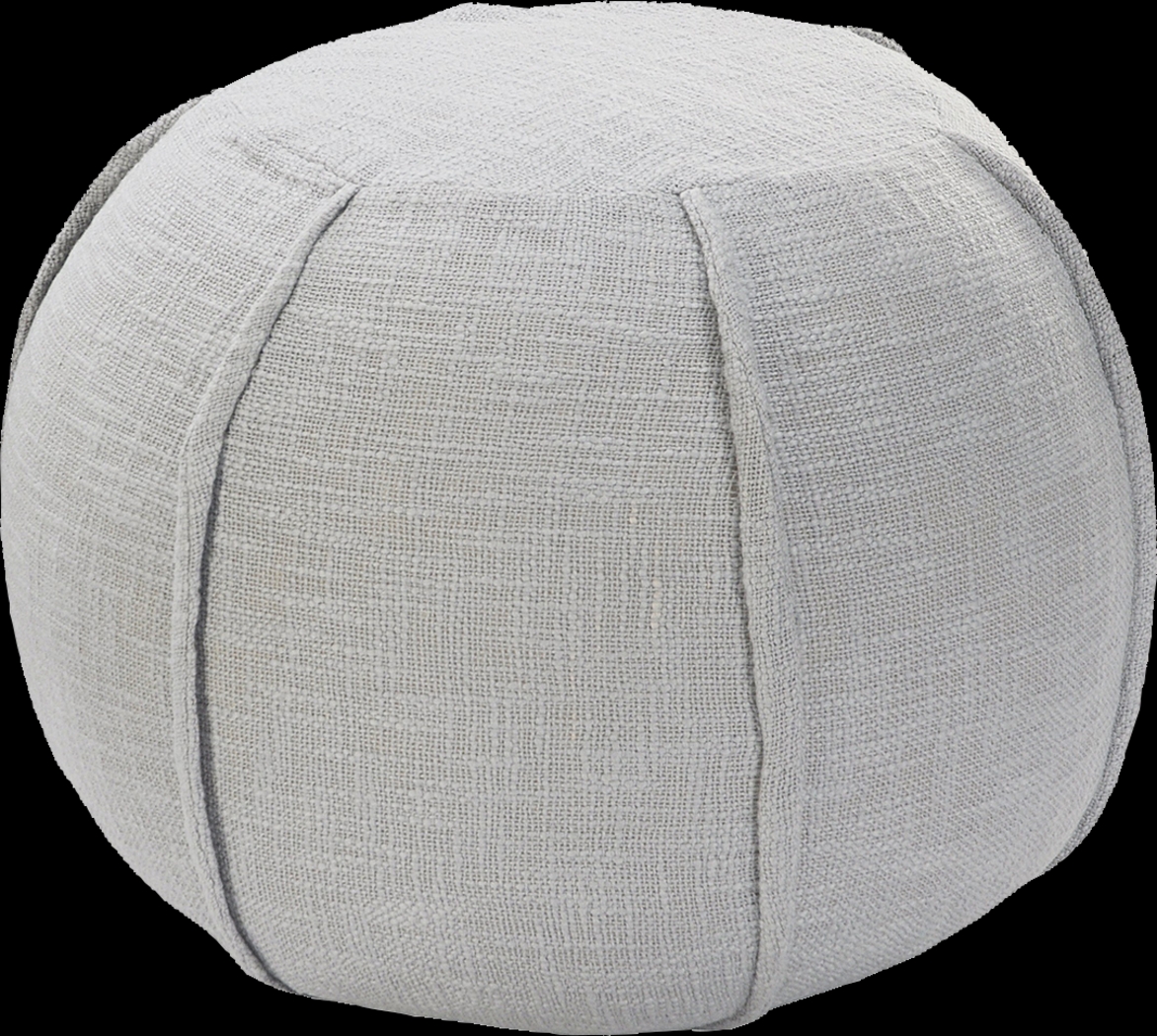 Kamusi Gray Pouf - Thumbnail - Image 5