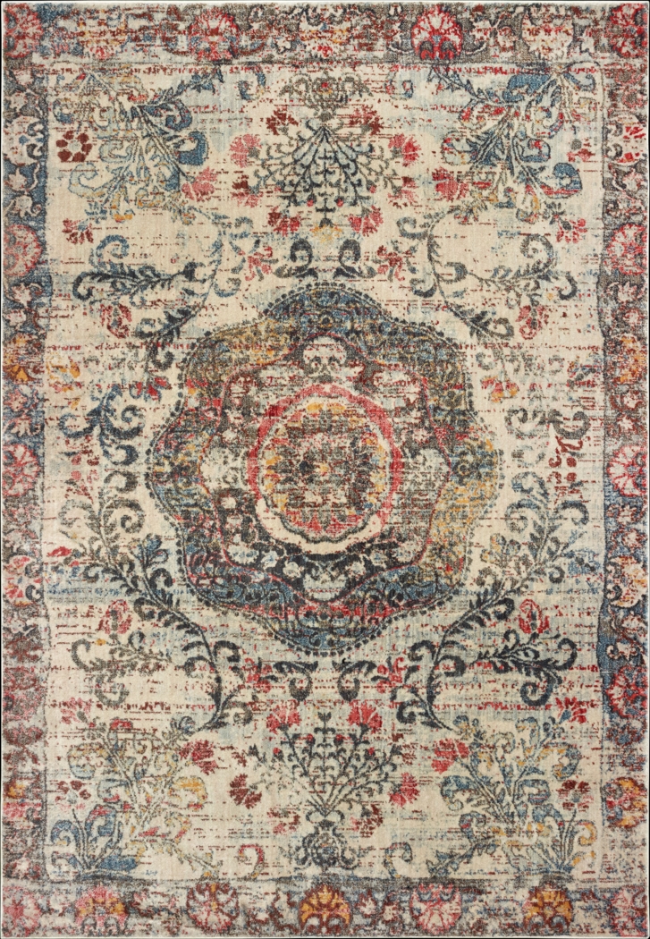Kanal Ivory 5'3 x 7'6 Rug - Thumbnail - Image 1
