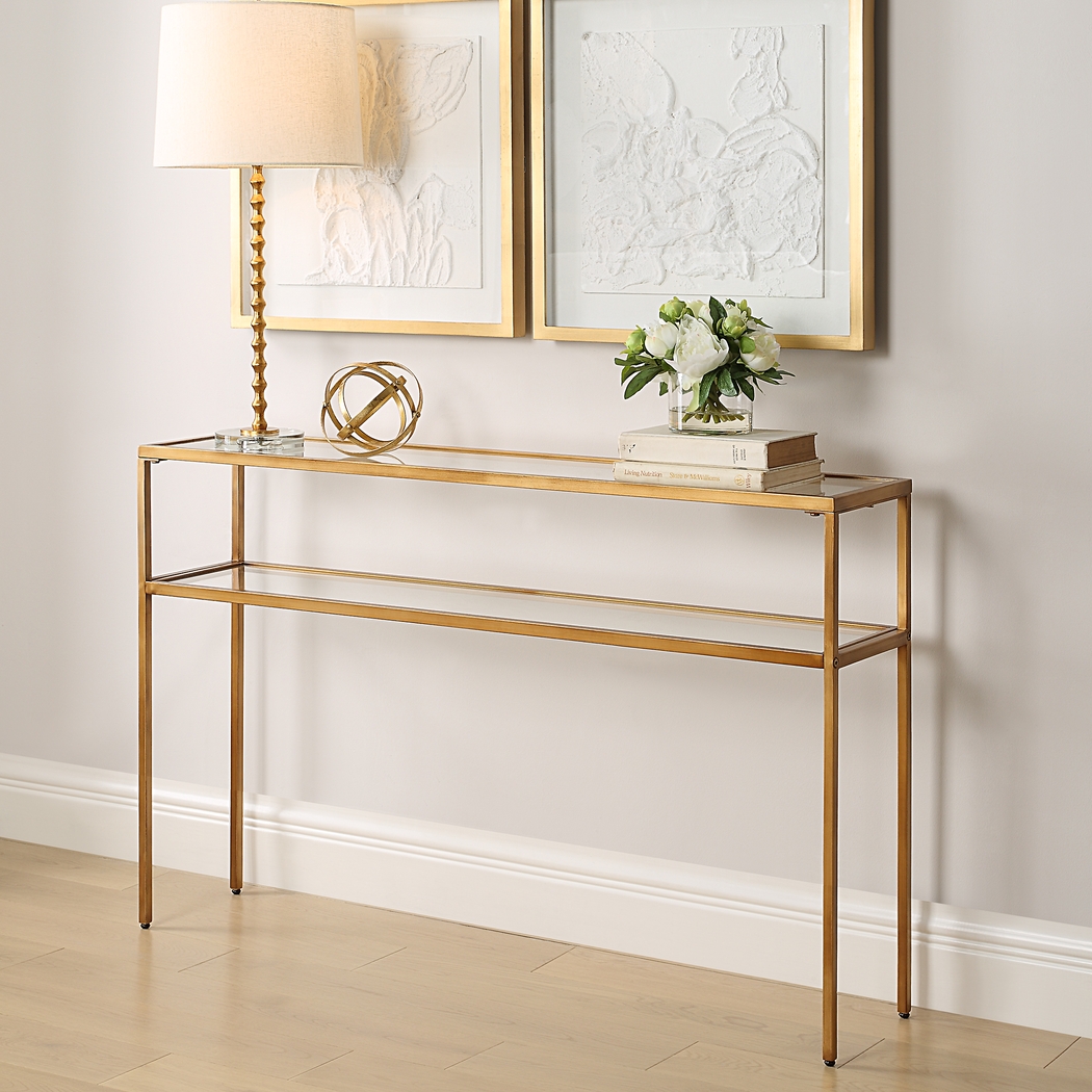 Kande Gold Console Table - Thumbnail - Image 2