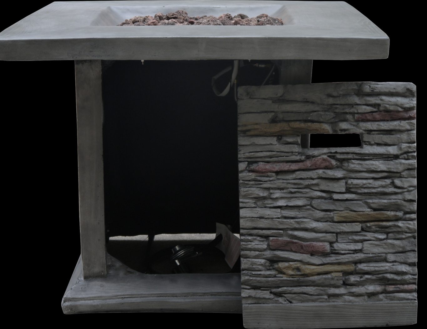 Kandi Gray Outdoor Fire Pit - Thumbnail - Image 7