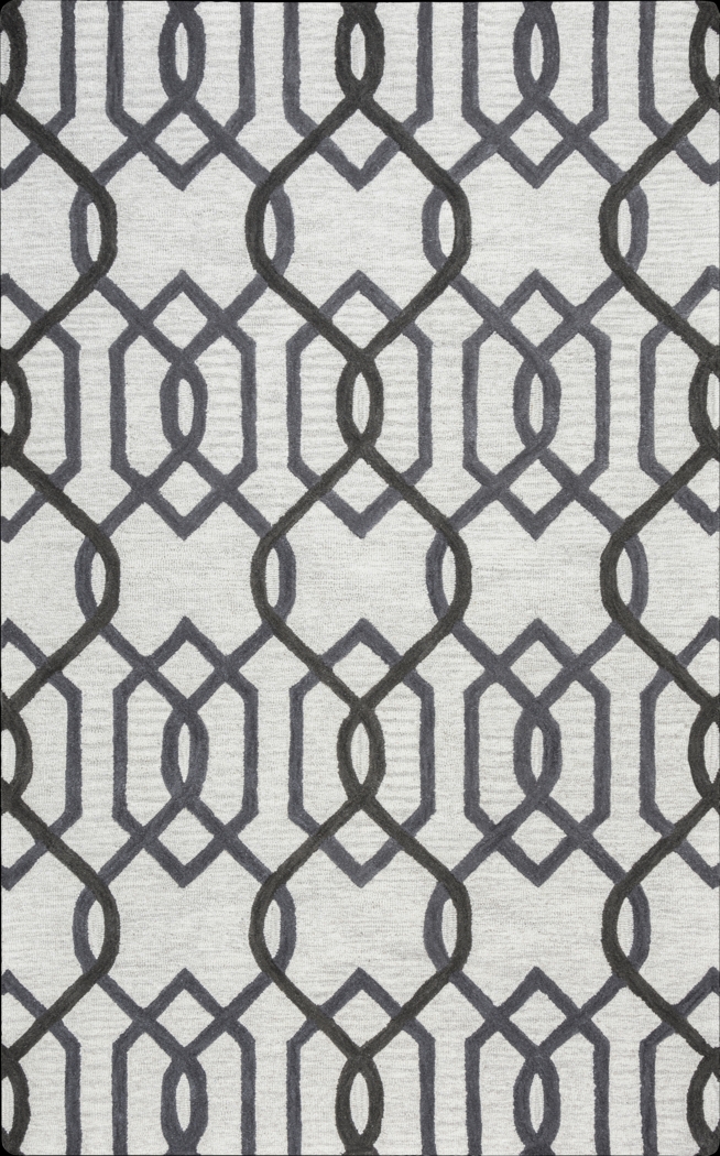 Kandra Gray 5' x 8' Rug - Thumbnail - Image 1