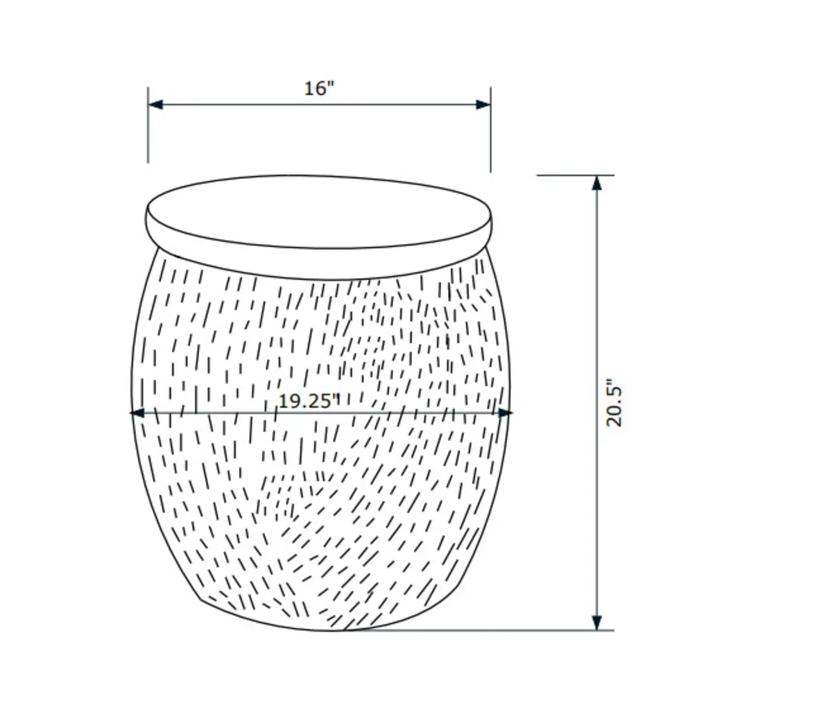 Kaneru Gold Accent Table - Thumbnail - Image 10