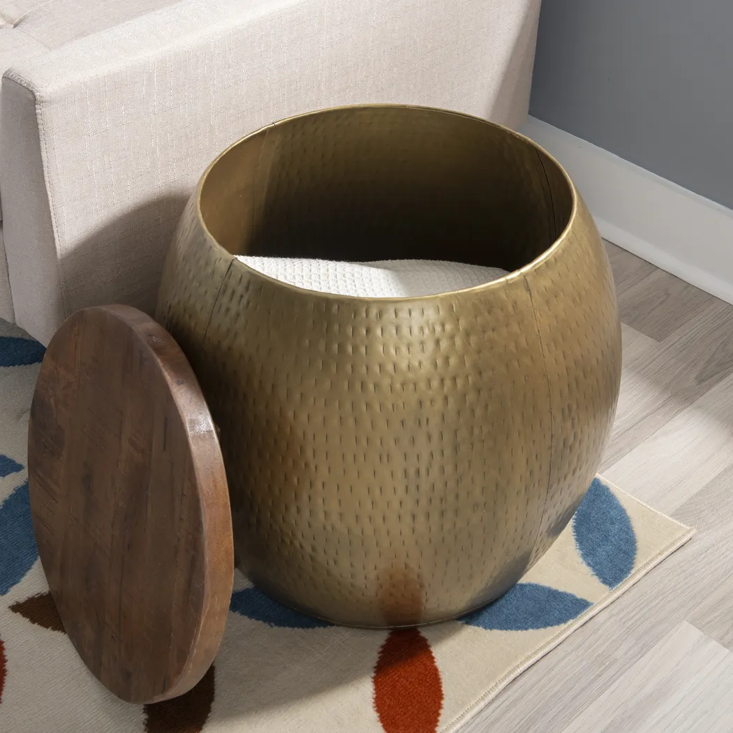 Kaneru Gold Accent Table - Thumbnail - Image 4