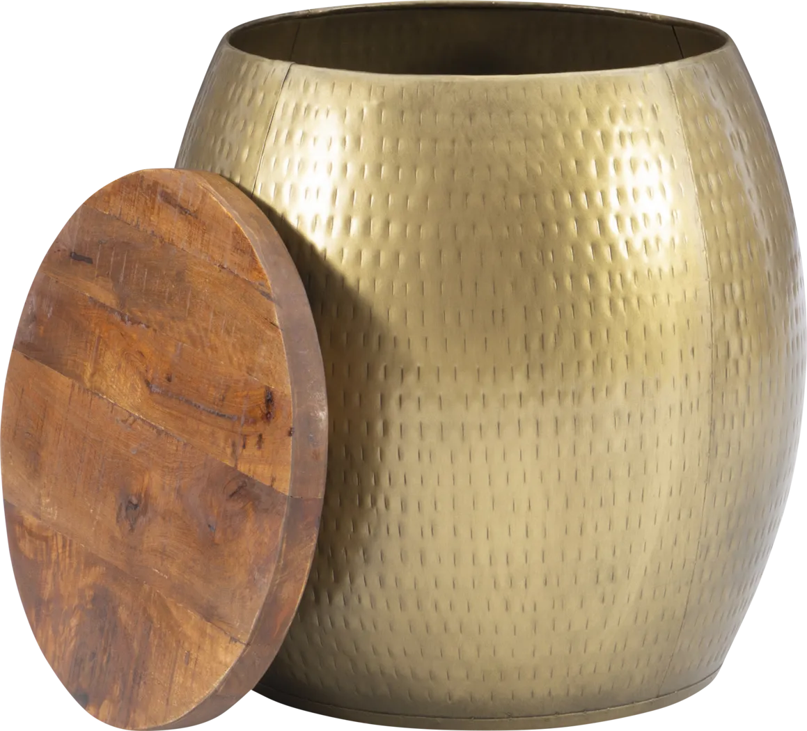 Kaneru Gold Accent Table - Thumbnail - Image 7
