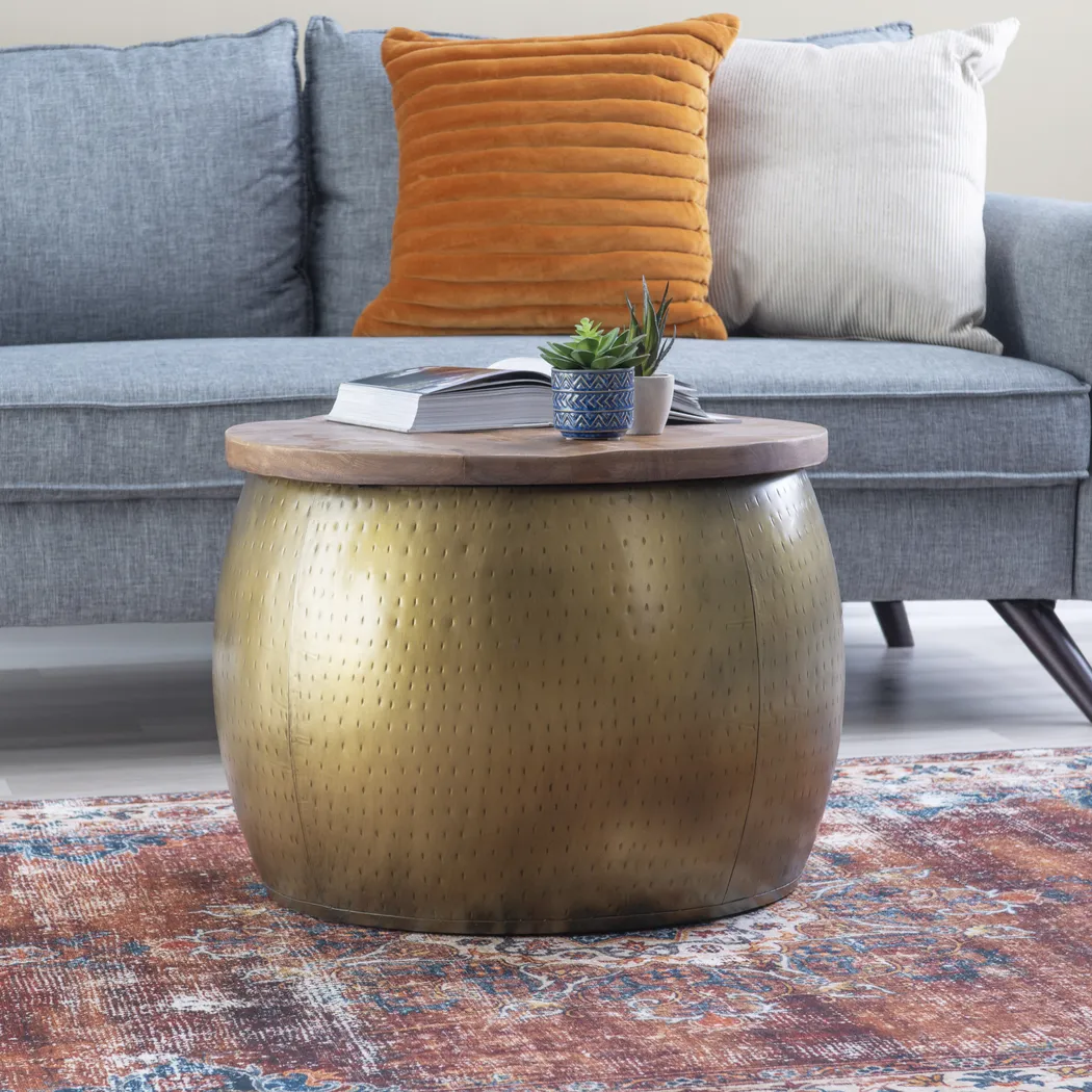 Kaneru Gold Cocktail Table - Image 3