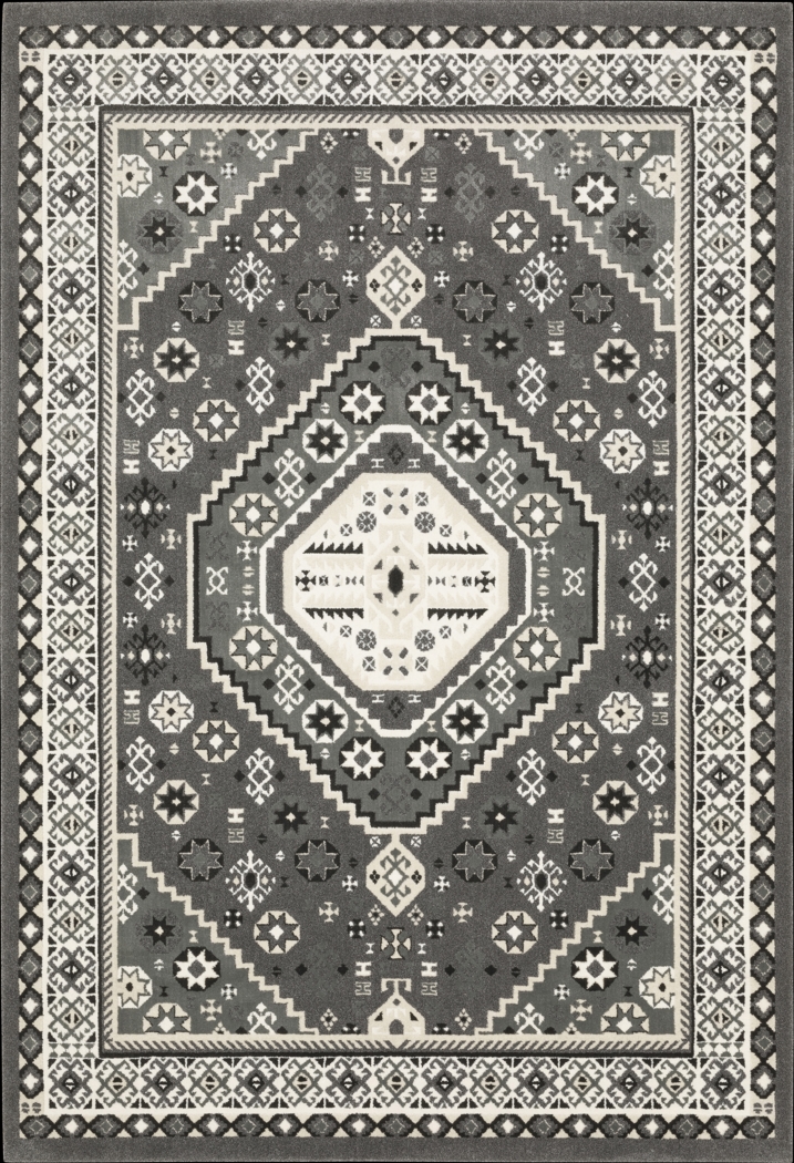 Kanika Gray 7'10 x 10'10 Rug - Thumbnail - Image 1