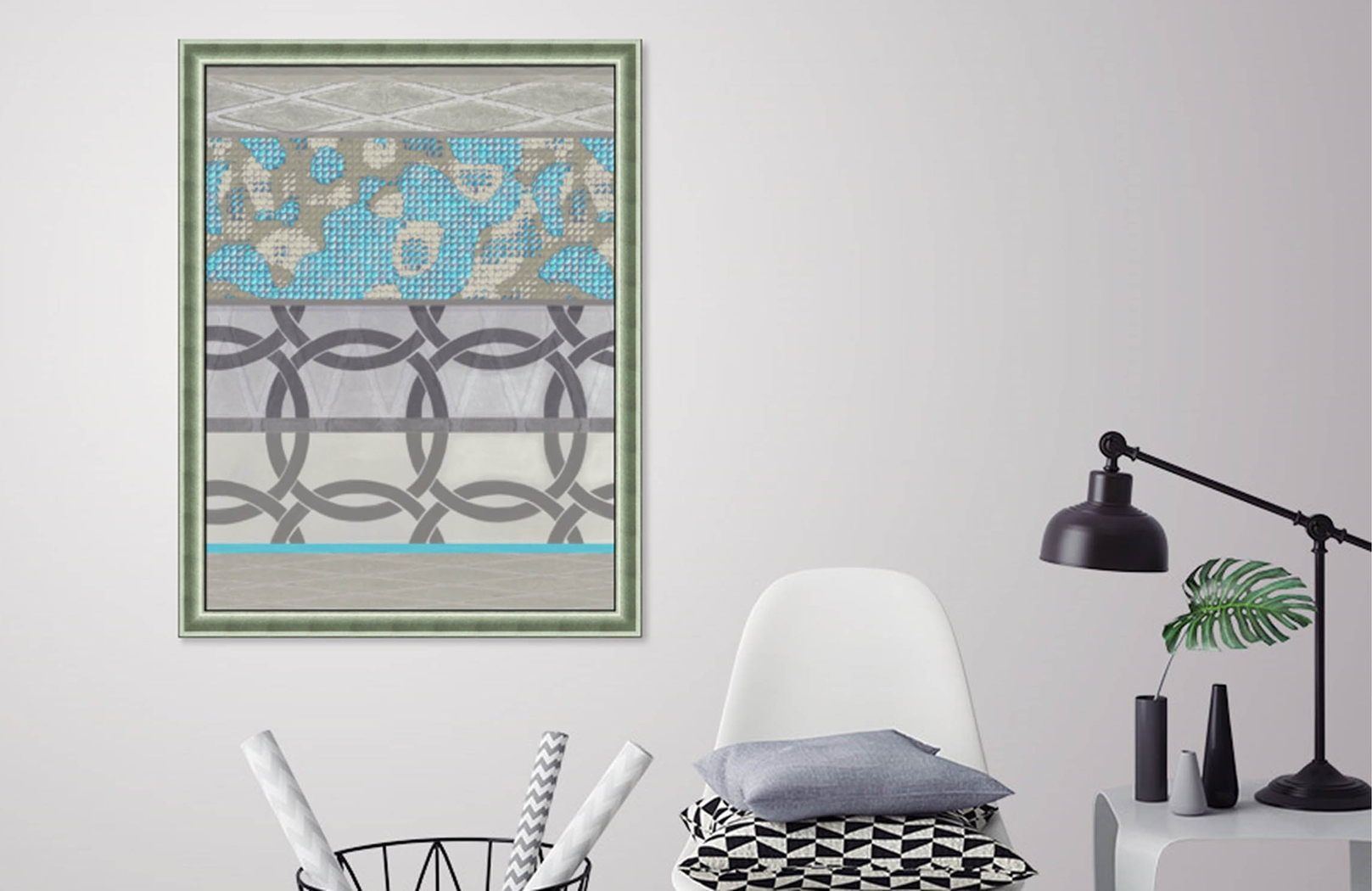 Kannely I Gray Artwork - Thumbnail - Image 2