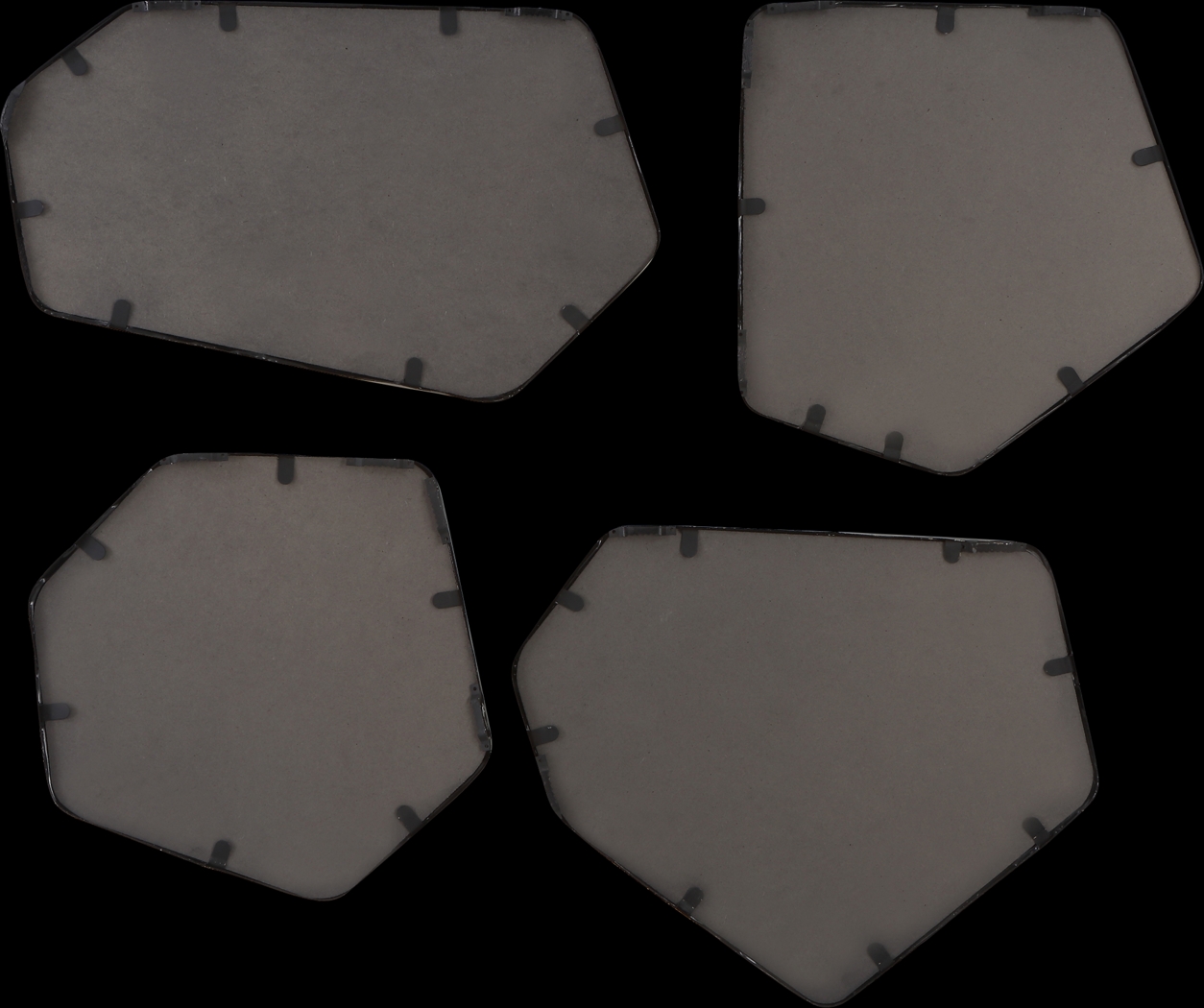 Kannst Black Wall Mirror, Set of 4 - Thumbnail - Image 3