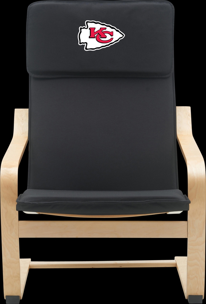 Kansas City Chiefs Black Accent Chair - Thumbnail - Image 3