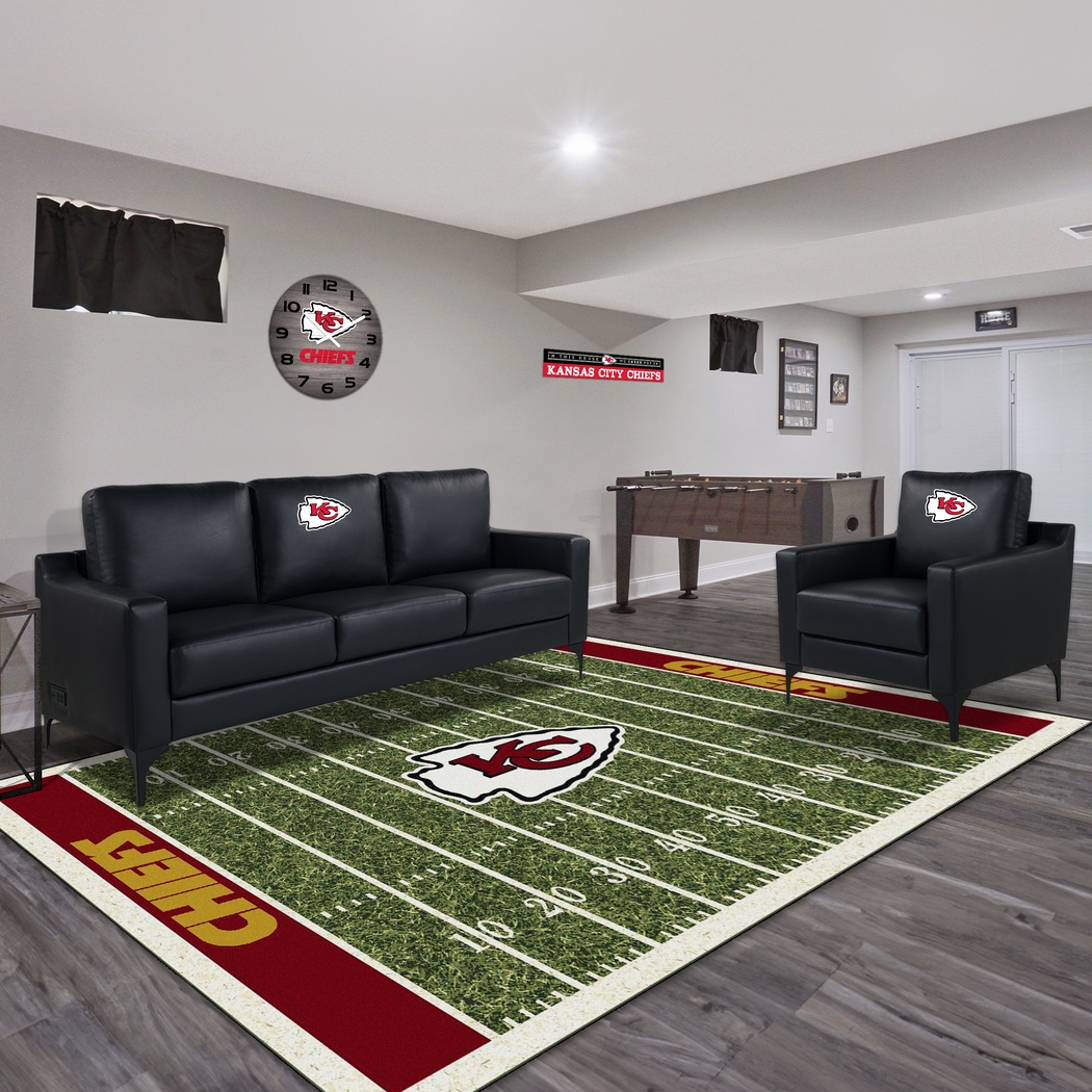 Kansas City Chiefs Black Accent Chair - Thumbnail - Image 7