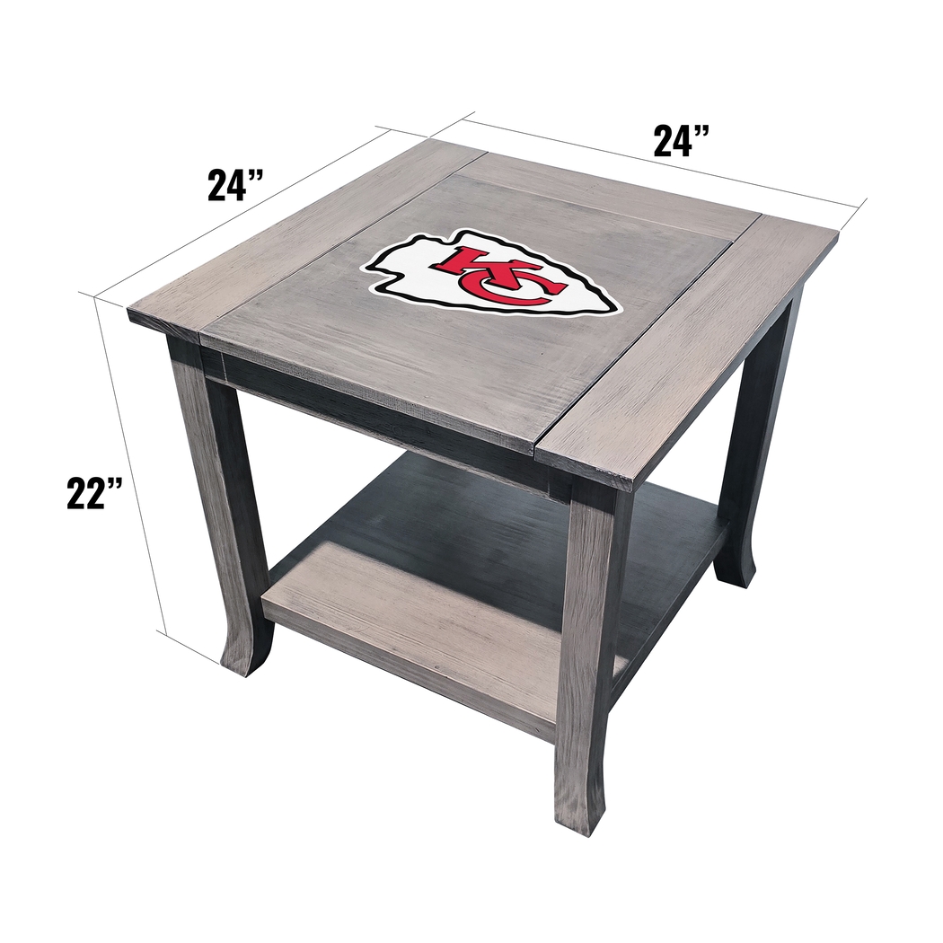 Kansas City Chiefs Game Day End Table - Thumbnail - Image 5