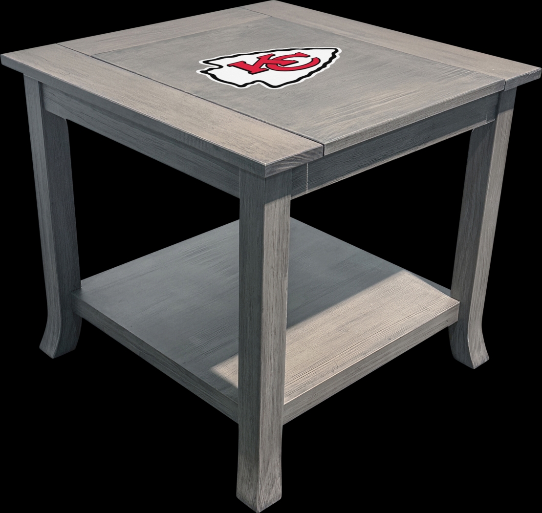 Kansas City Chiefs Game Day End Table - Thumbnail - Image 1