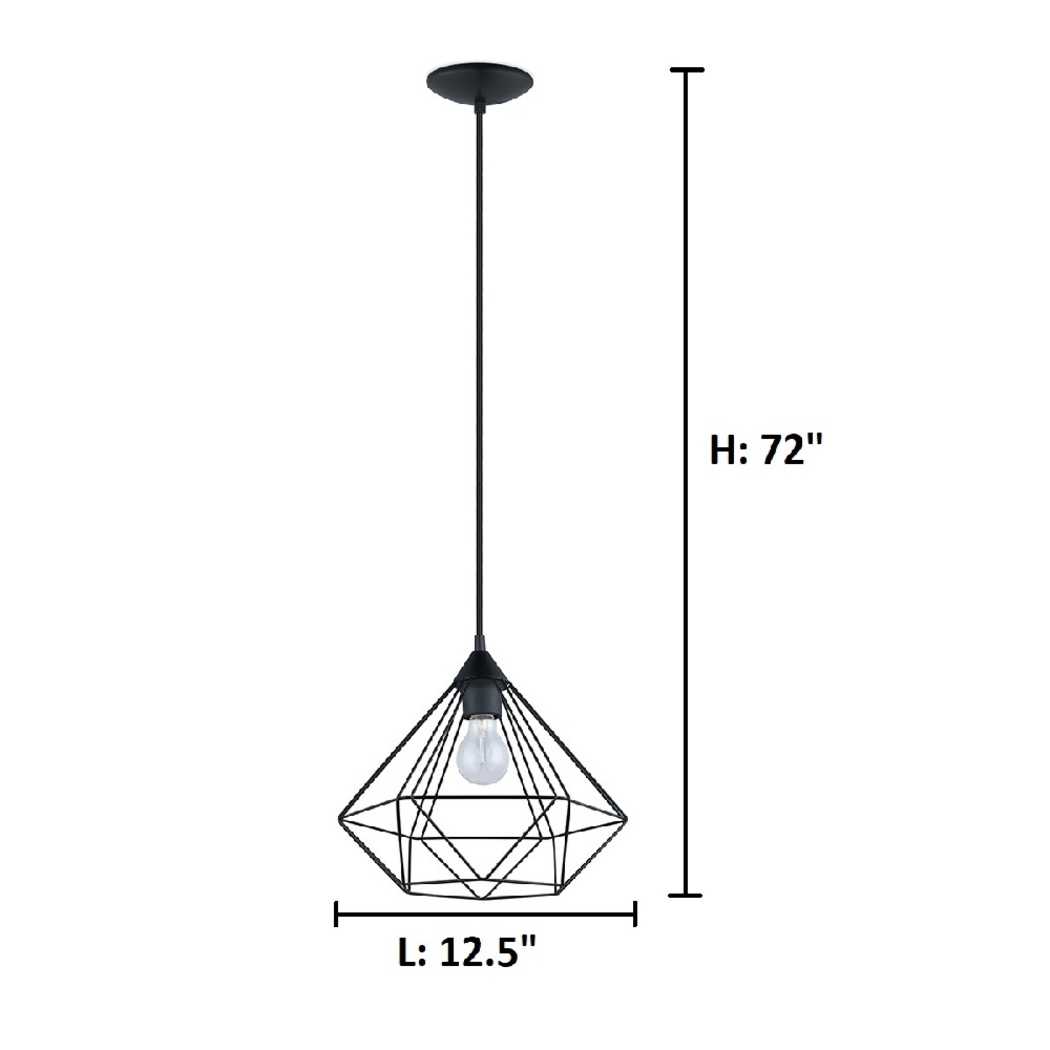 Kanst Road Charcoal Pendant - Thumbnail - Image 3