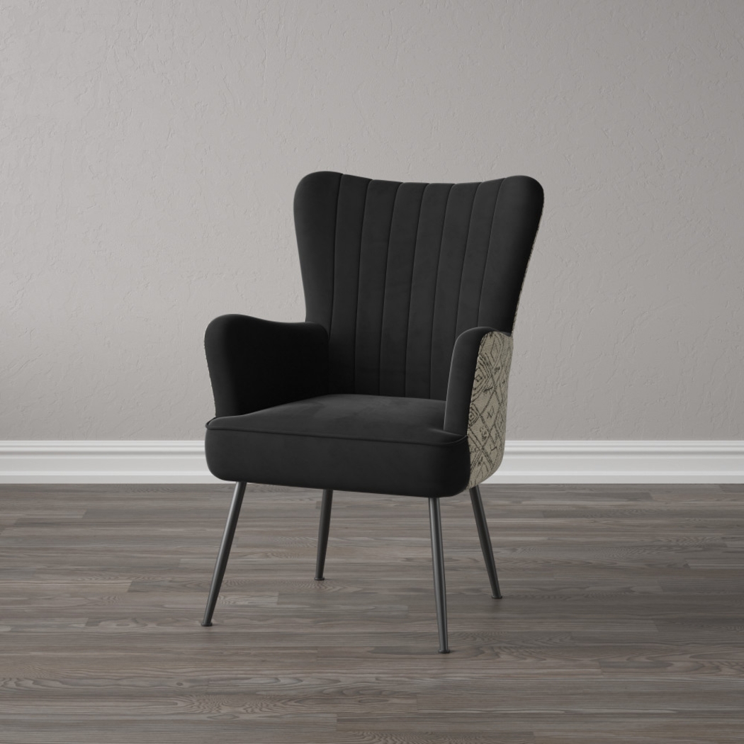 Kapford Black Accent Chair - Thumbnail - Image 6