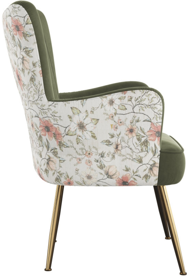 Kapford Green Accent Chair - Thumbnail - Image 2