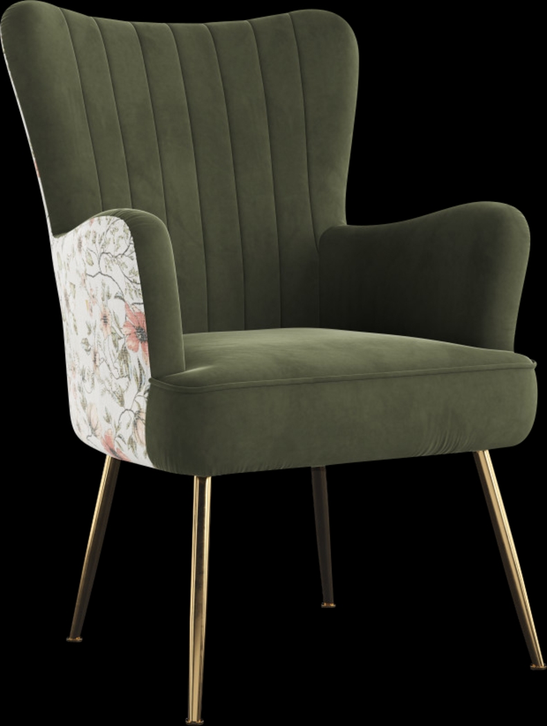 Kapford Green Accent Chair - Thumbnail - Image 1