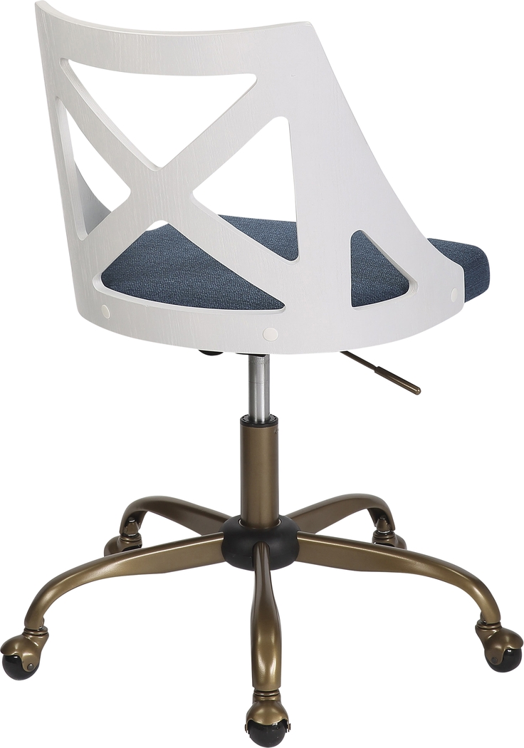 Kaprolet Blue Office Chair - Thumbnail - Image 4