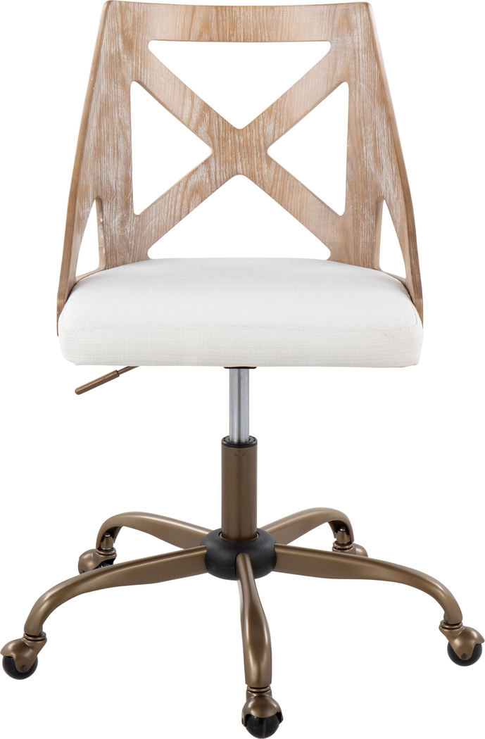 Kaprolet Cream Office Chair - Thumbnail - Image 6
