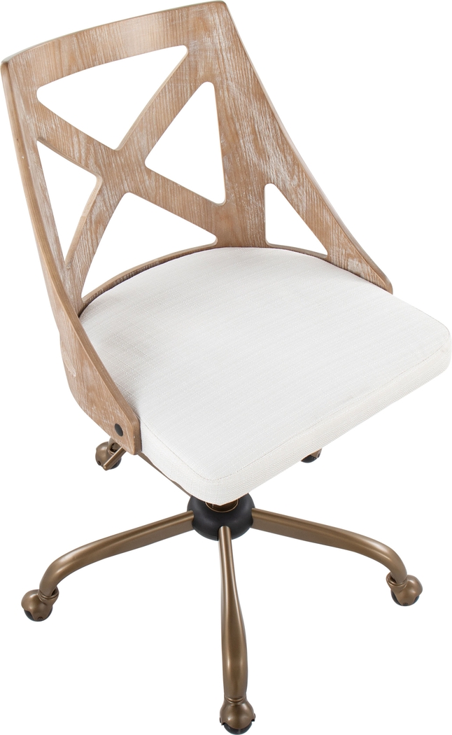 Kaprolet Cream Office Chair - Thumbnail - Image 7