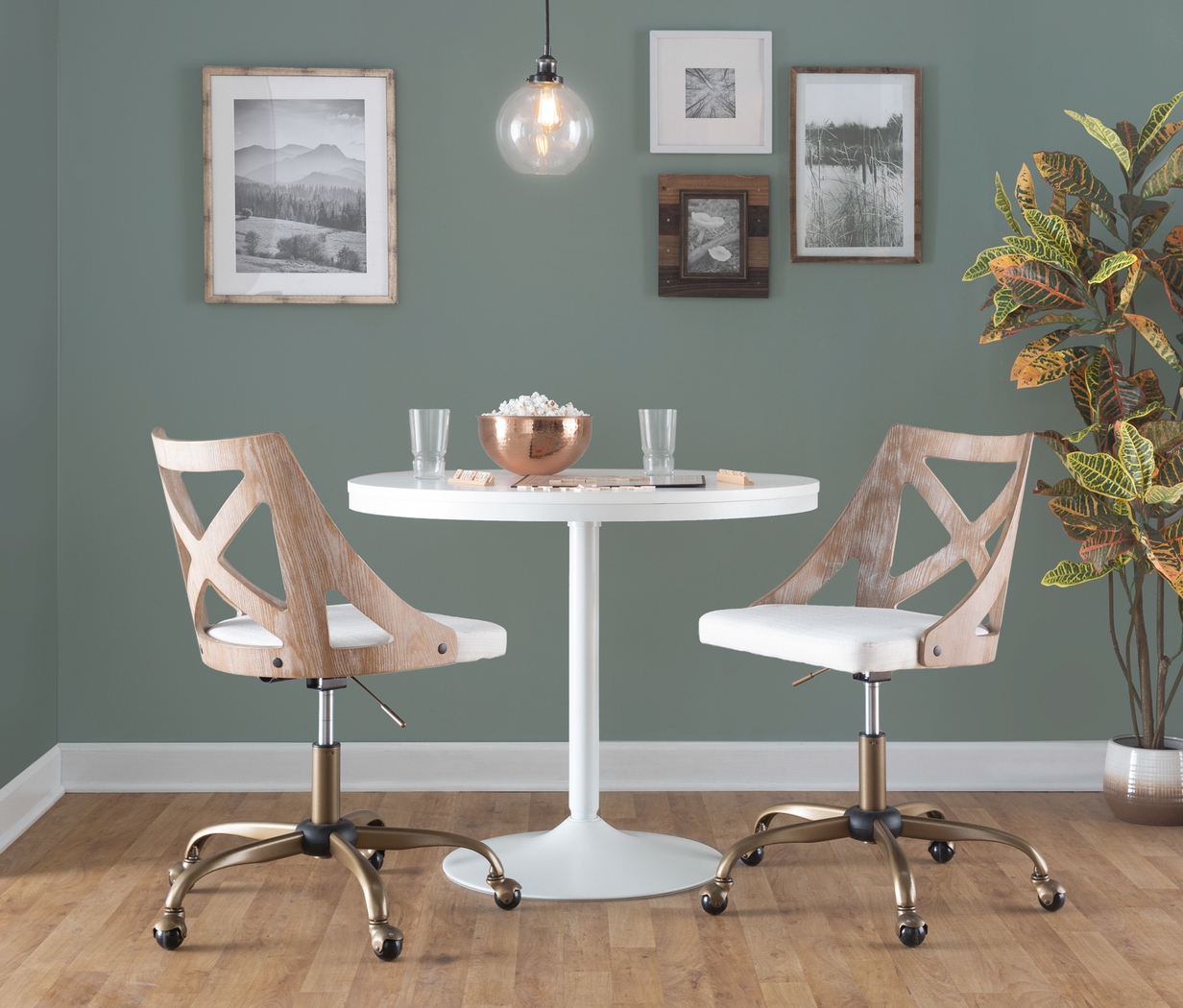 Kaprolet Cream Office Chair - Thumbnail - Image 8