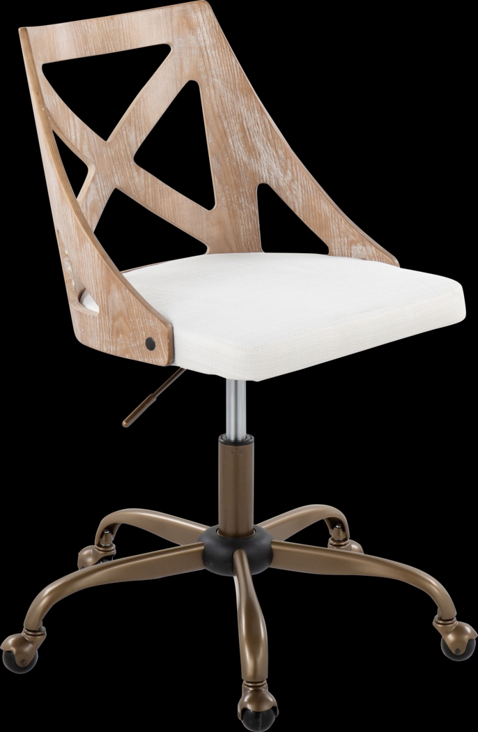 Kaprolet Cream Office Chair - Thumbnail - Image 1