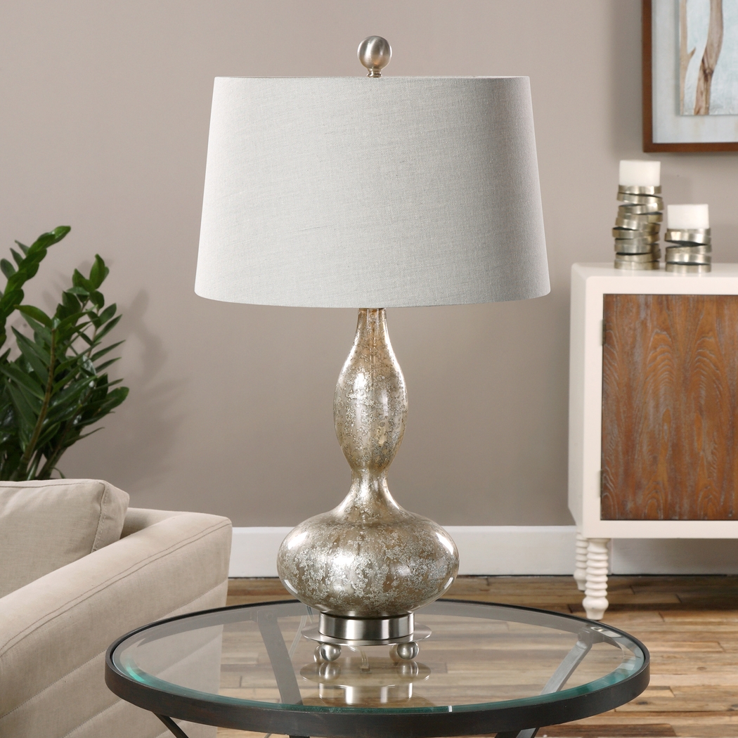 Kara Hollow Nickel Table Lamps, Set of 2 - Thumbnail - Image 2