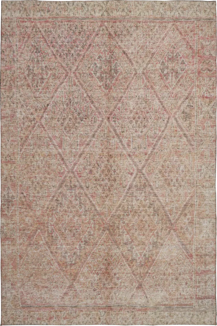 Karabell Pink 5' x 8' Rug - Thumbnail - Image 1