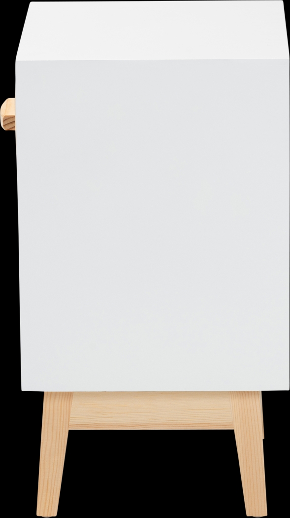 Karanne White Small Nightstand - Thumbnail - Image 4