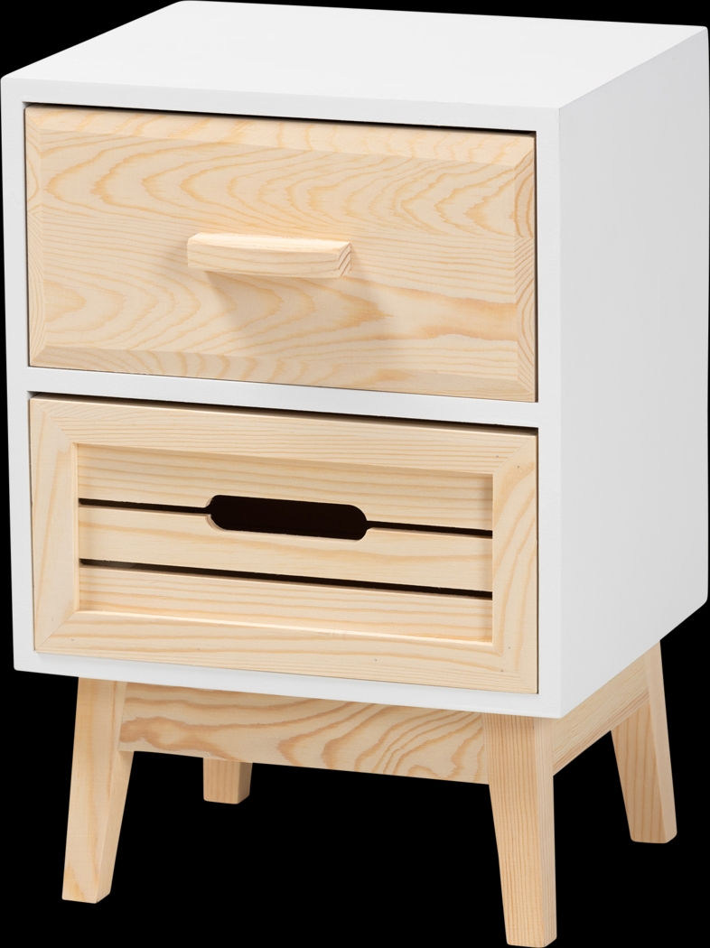 Karanne White Small Nightstand - Thumbnail - Image 1
