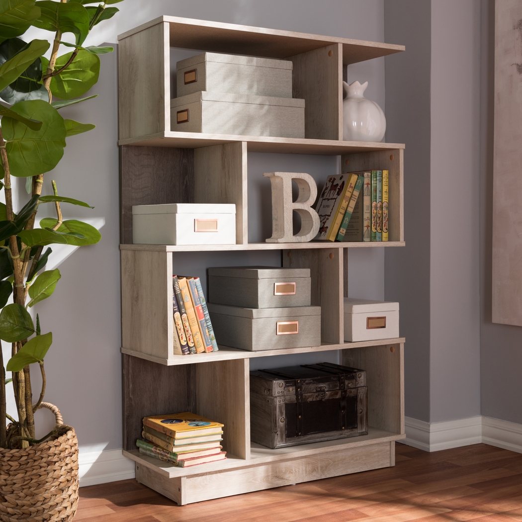 Karea Brown Bookcase - Thumbnail - Image 2