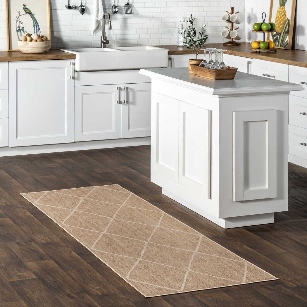 Kares Ivory 2'6 x 8' Runner Rug - Thumbnail - Image 4