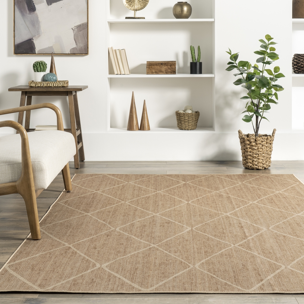 Kares Ivory 9' x 12' Rug - Thumbnail - Image 9