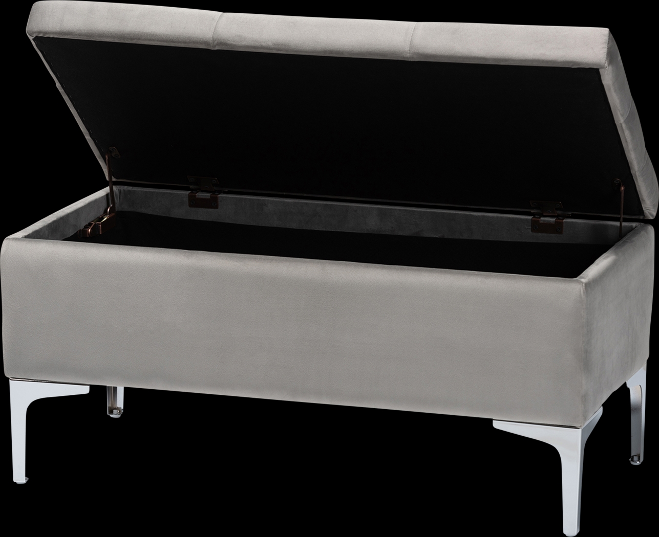 Kari Way Gray Ottoman - Thumbnail - Image 2