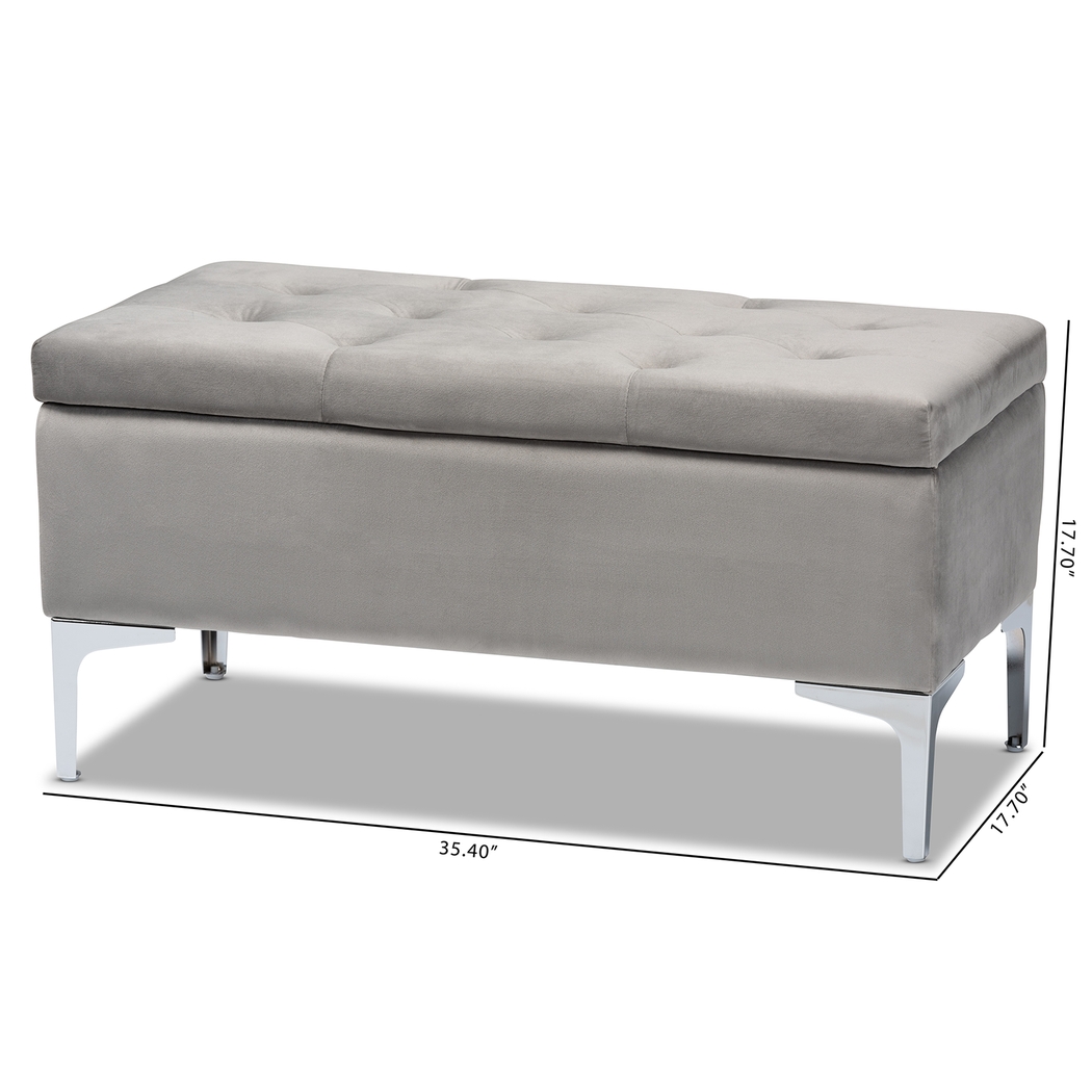 Kari Way Gray Ottoman - Thumbnail - Image 11