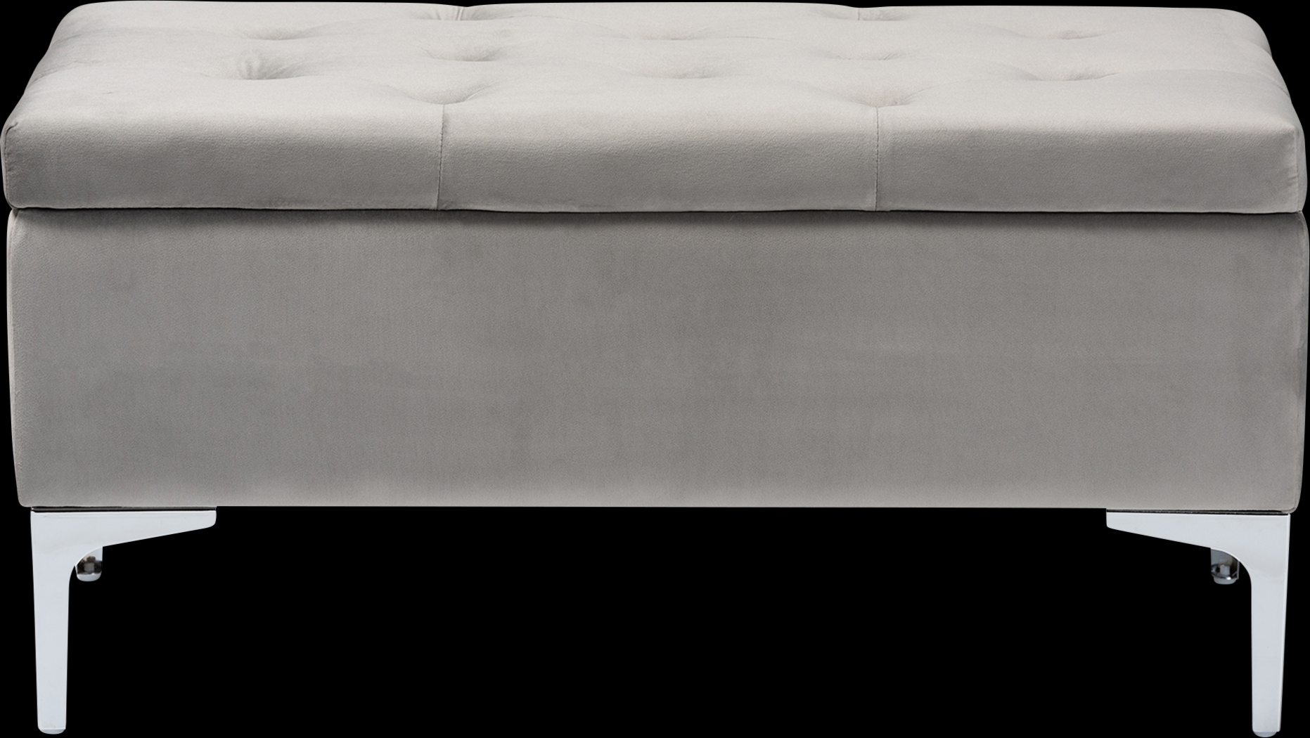 Kari Way Gray Ottoman - Thumbnail - Image 3